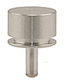 SEM pin stub Ø12.7 diameter + 6mm extra height, standard pin, aluminium